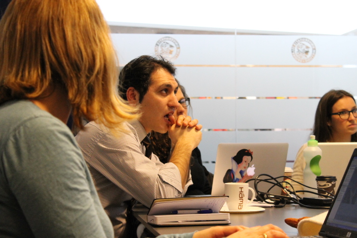 Young researchers gathered yesterday at the University of Iceland