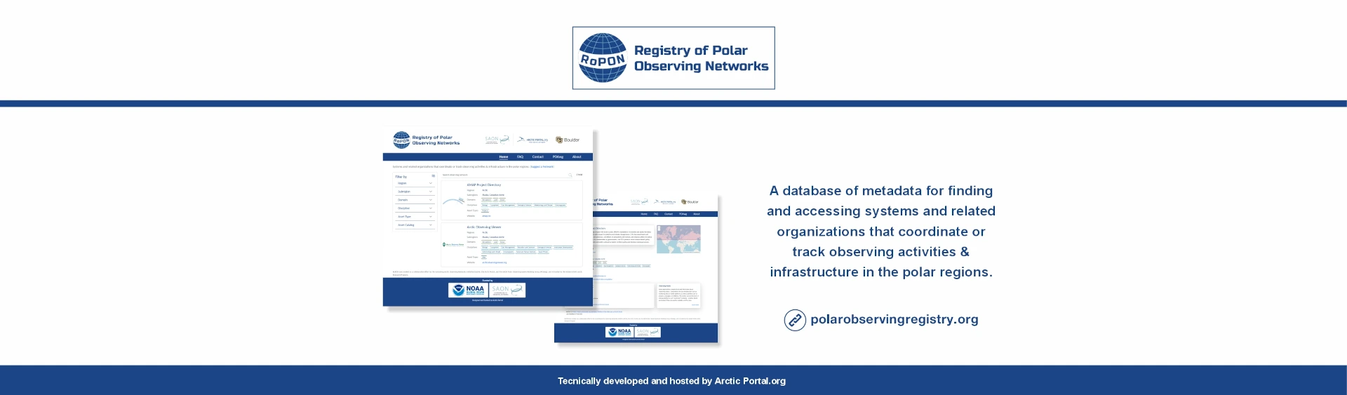 Registry of Polar Observing Networks - RoPON